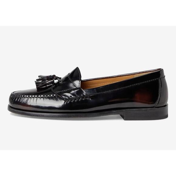 COLE HAAN Burgundy Pinch Tassel Slip On Shoes Mens Size 9.5 New Box Fast Ship main image 6